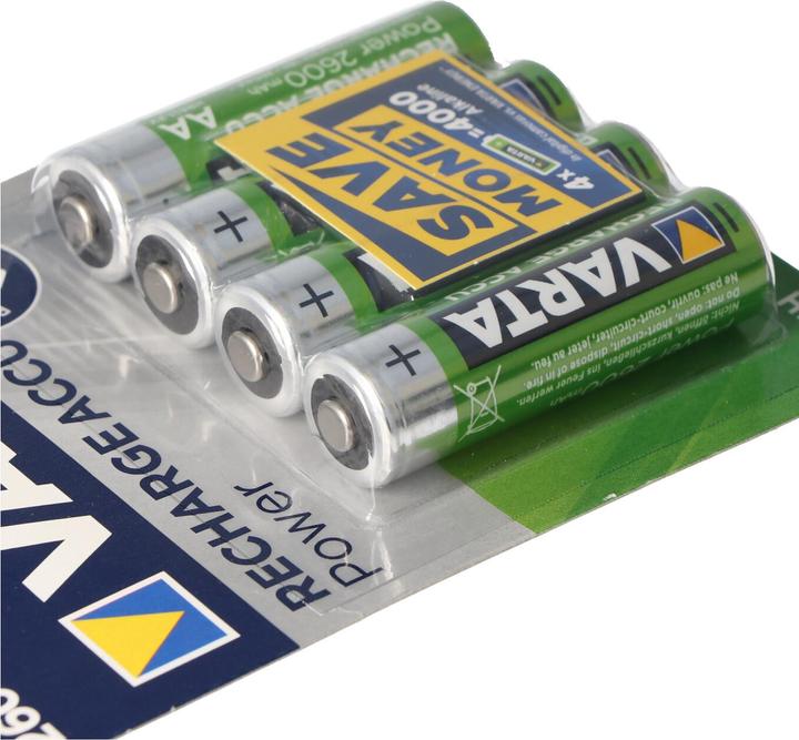 Image du produit Varta Recharger Accu Power (4 pcs, AA, 2600 mAh)