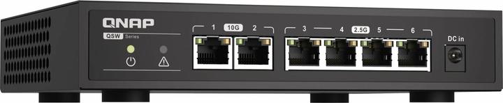 Actual product image QNAP QSW-2104-2T, 2-port 10GbE switch (6 ports)