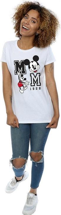 Immagine prodotto Disney Maglietta in cotone Donna/Ladies Mickey Mouse Jump & Wink (S)