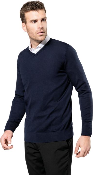 Actual product image Kariban Merino v-neck sweater (S)