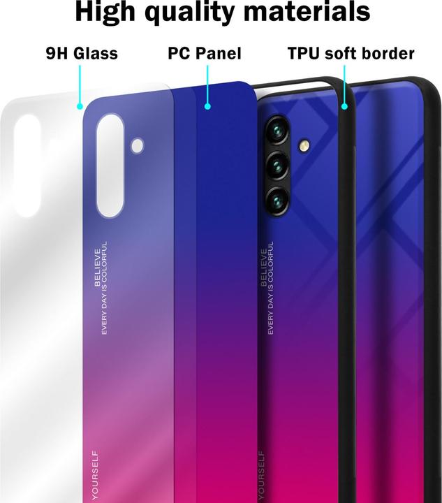 Actual product image Cadorabo TPU 2 colors glass envelope (Samsung Galaxy A13 5G)