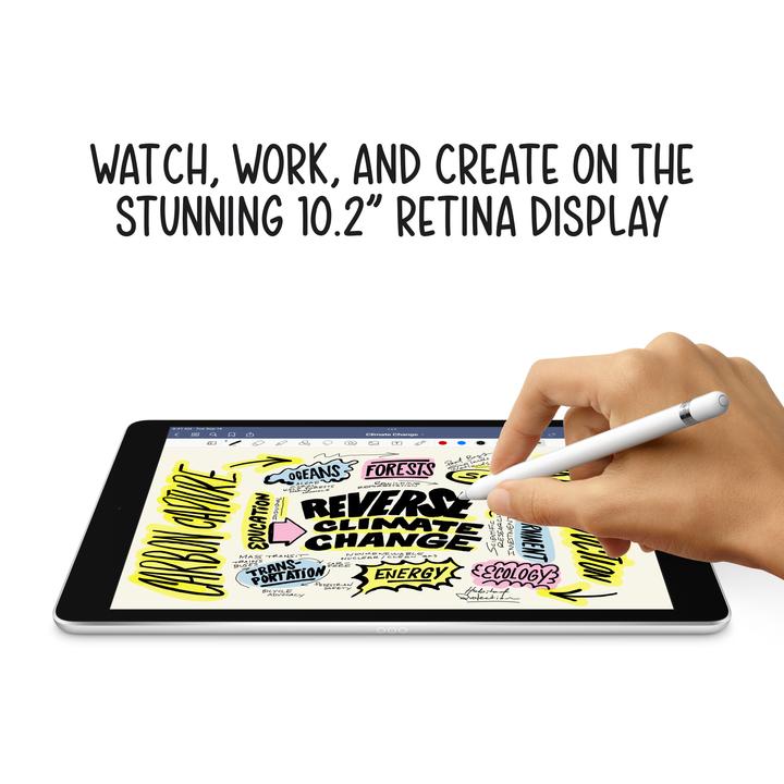 Produktbild Apple iPad 2021 (9. Gen) (4G, 10.20", 64 GB, Silver)