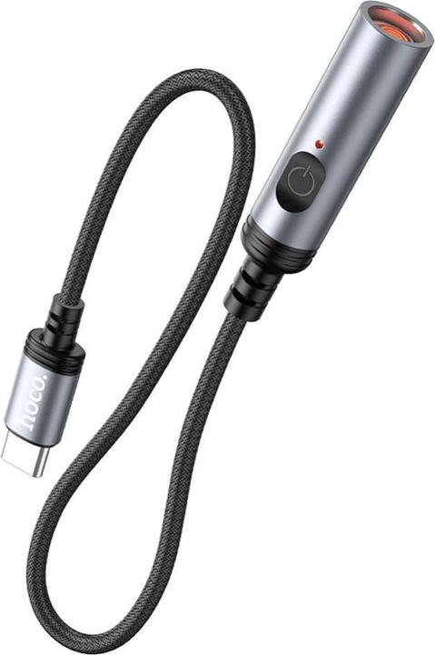 Image du produit Hoco Cable cigarette lighter for Type C UA30 0,3 m black (0.30 m)