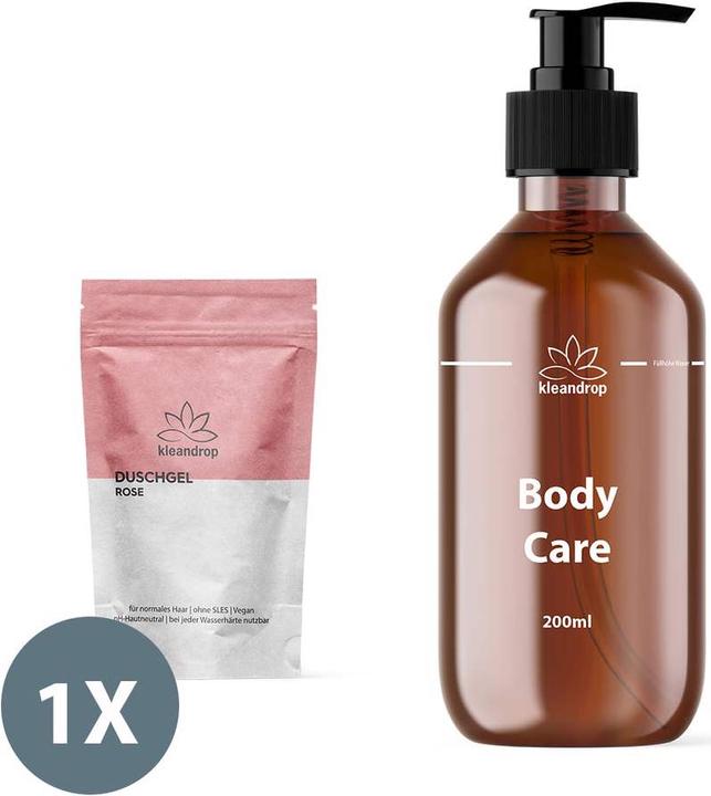 Kleandrop Powder, Body Care Starter Set One (200 ml)