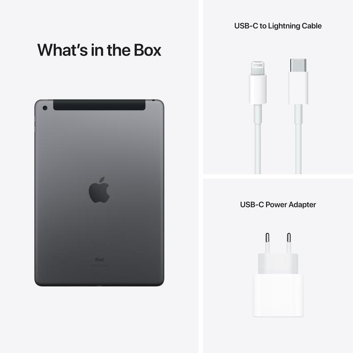 Actual product image Apple iPad 2021 (9. Gen) (4G, 10.20", 64 GB, Space grey)