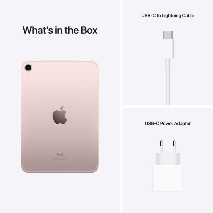 Produktbild Apple iPad mini 2021 (6.Gen) (5G, 8.30", 256 GB, Pink)
