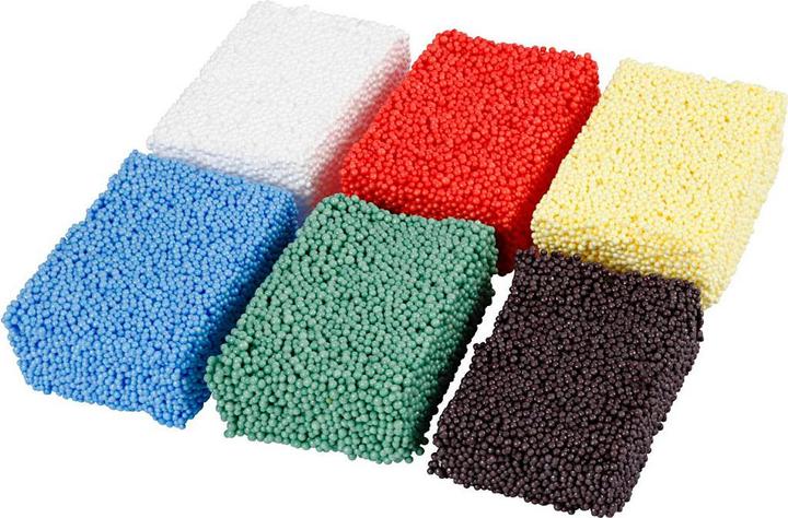Actual product image Creativ Company Soft Foam Clay standard colours, 6x10gr.