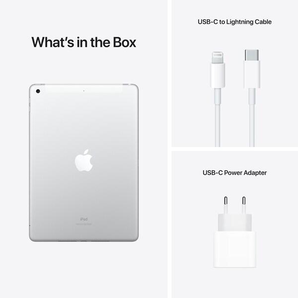 Produktbild Apple iPad 2021 (9. Gen) (4G, 10.20", 64 GB, Silver)