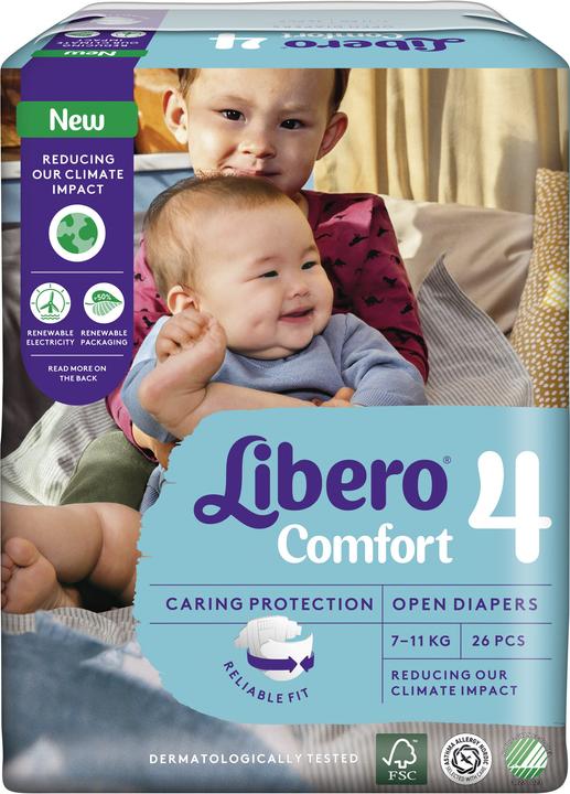 Actual product image Libero Comfort (Size 4, Pack, 26 Piece)