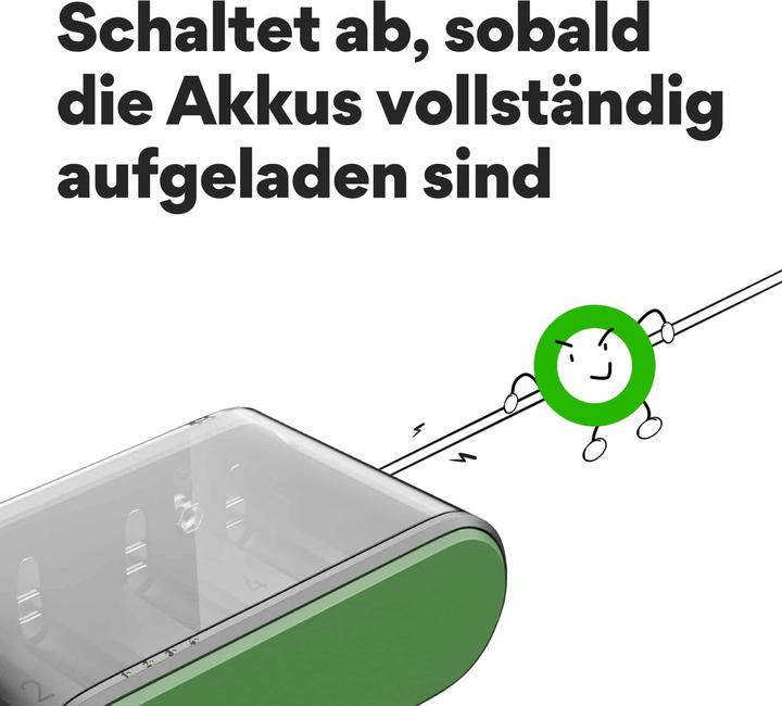 Produktbild GP Batteries Battery Recharger (1 Stk., AA, AAA, C, D, Ladegerät inkl. Akku)