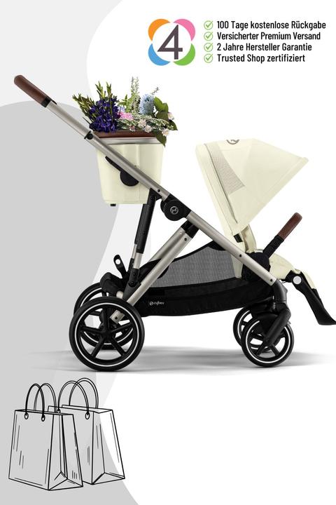 Actual product image Cybex Gazelle S Kinderwagen / Geschwisterwagen / Zwillingswagen