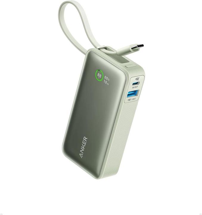Actual product image Anker 545 Nano Power Bank 10000mAh PD 30W green (10000 mAh, 30 W, 30 Wh)