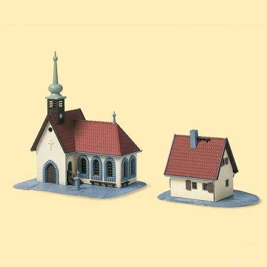 Image du produit Auhagen 14461 N Église de village avec presbytère