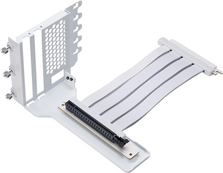 Phanteks Staffa verticale per GPU II + cavo a nastro riser PCI-E 4.0 x16, 22 cm - bianco