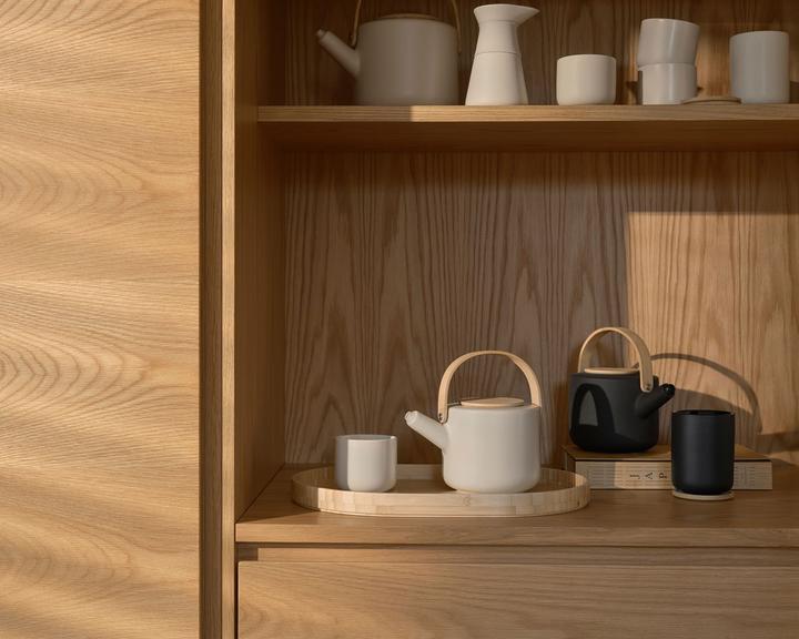 Actual product image Stelton Theo thermo mug with coaster L (0.25 l)