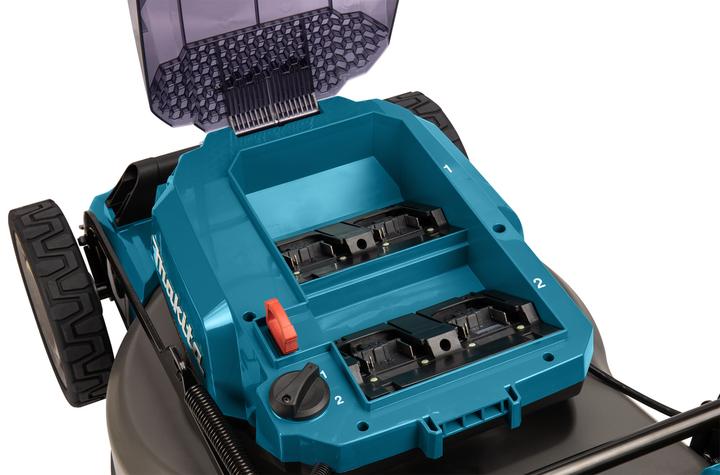 Produktbild Makita DLM462Z Selbstfahrender Akku-Rasenmäher 4X18V, BL-Motor, 46cm, 3 (Akkubetrieb)