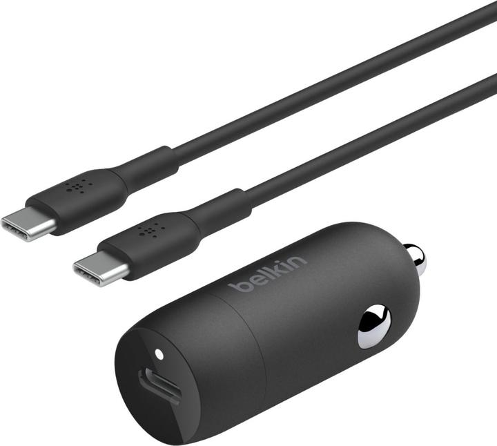 Produktbild Belkin 30W CAR CHARGER USBC-C 1M BLK