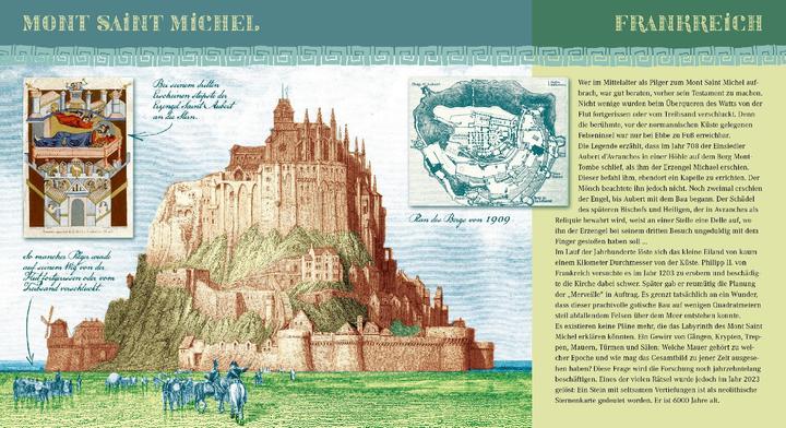 Actual product image Advent calendar book to cut open - 24 legendary places