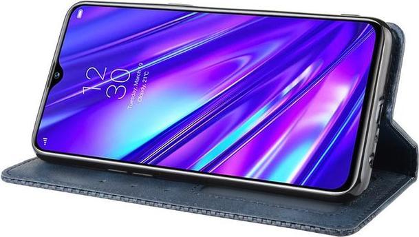 Actual product image MU Classic Retro Leather Bookcover Series (Realme 5 Pro)