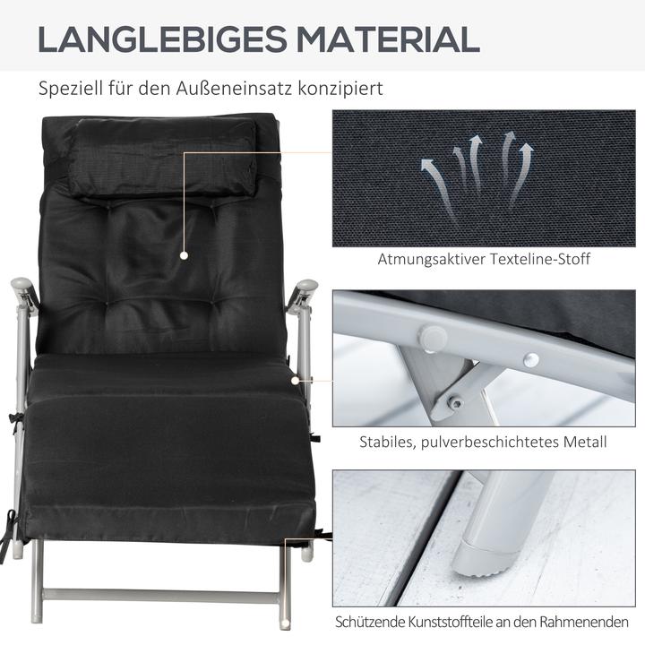 Image du produit Outsunny Bain de soleil (180 cm)