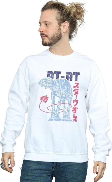 Actual product image Star Wars Mens Kanji AT-AT Sweatshirt (S)