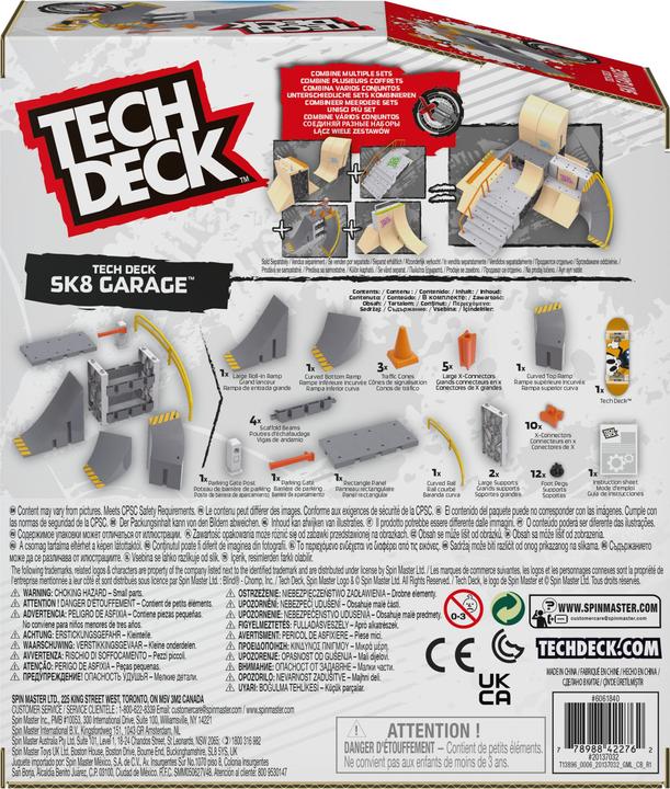 Actual product image Spin Master Tech Deck Sk8 Garage X-Connect Park Creator (8.27")