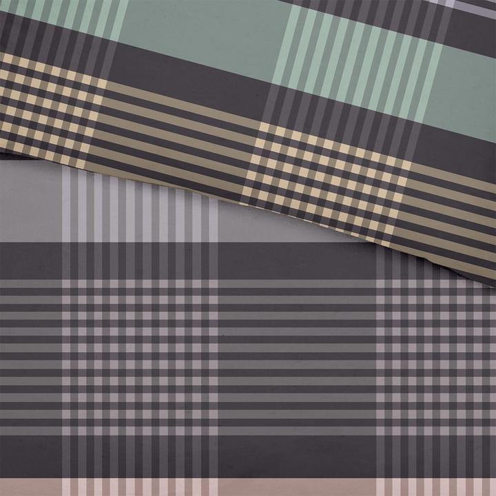 Immagine prodotto Dormisette Mako-Satin Bettwäsche Streifen lila (Set di biancheria da letto, 135x200 cm + 80x80 cm)