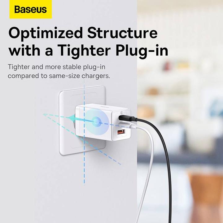 Produktbild Baseus GaN5 Pro Dual USB-C und USB-A Fast Charger (65 W)