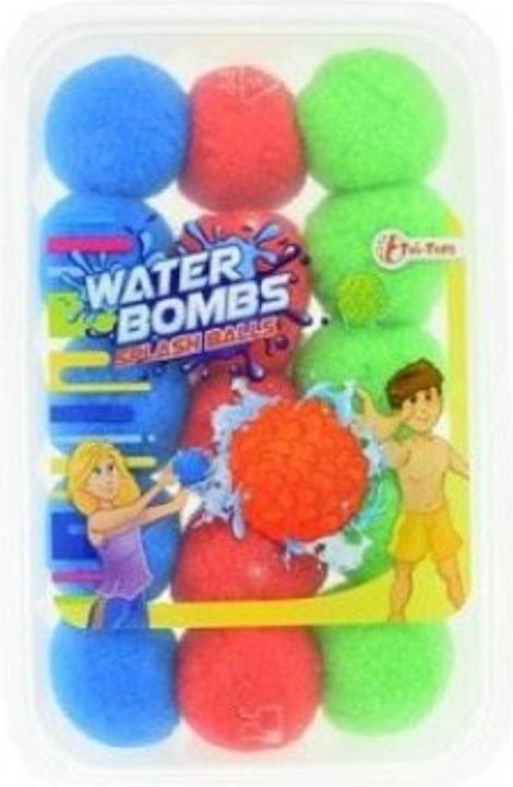 Immagine prodotto Toi-Toys Palloni d'acqua riutilizzabili Splash - Set di 9 palloni d'acqua in scatola di cartone - Ø