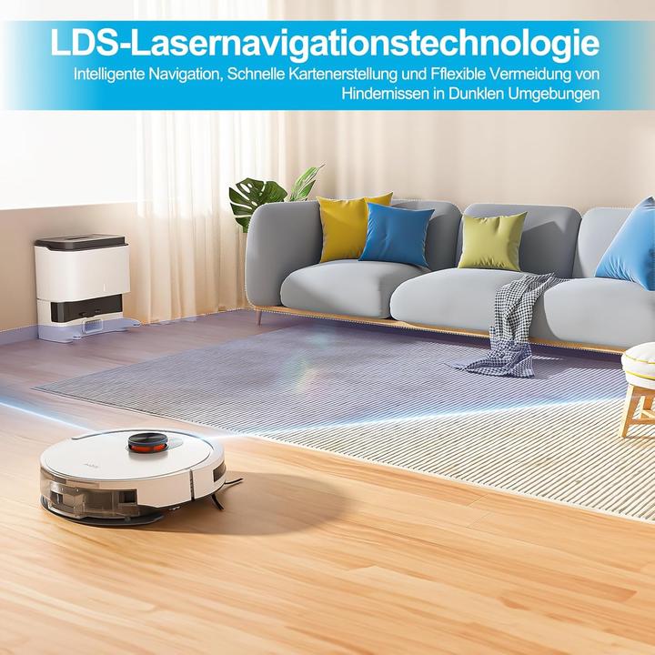 Productafbeelding Xiaomi Schoonmaakrobot met Roidmi EVE CC Station (wit) (Stofzuigrobot)