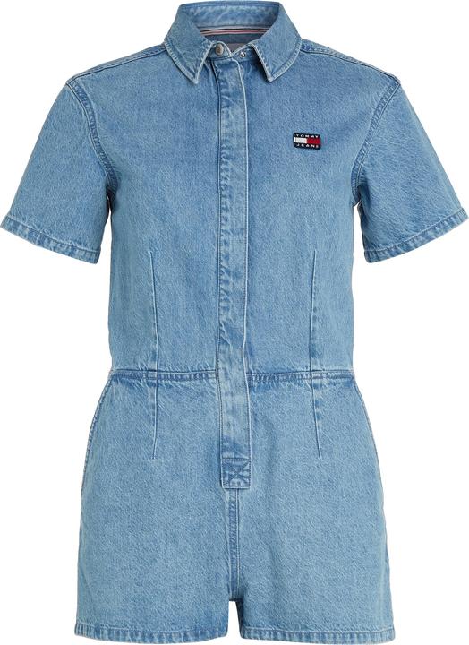 Actual product image Tommy Hilfiger Tjw Badge denim playsuit for women (M)