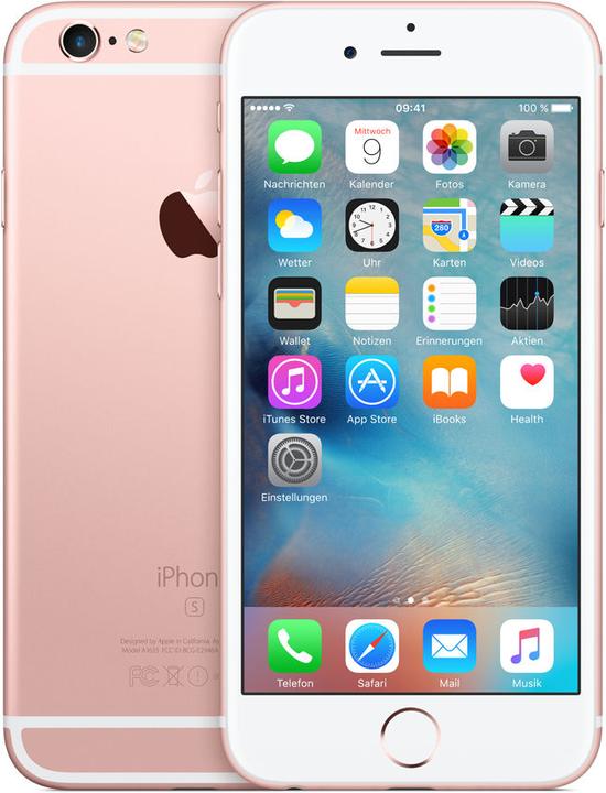 Produktbild Apple iPhone 6s (64 GB, Rose Gold, 4.70", Single SIM, 12 Mpx, 4G)