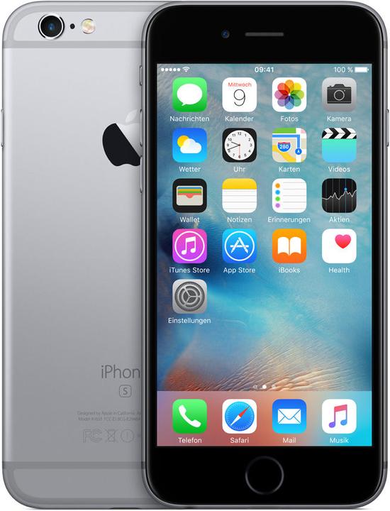 Apple iPhone 6s (128 GB, Space Grey, 4.70", Single SIM, 12 Mpx, 4G)