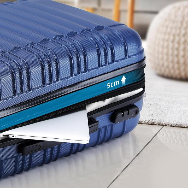 Image du produit Beibye Hartschalen-Kofferset mit Zwillingsrollen (Bagage à main (jusqu'à 50l), M (50 - 90l), L (90 - 115l))
