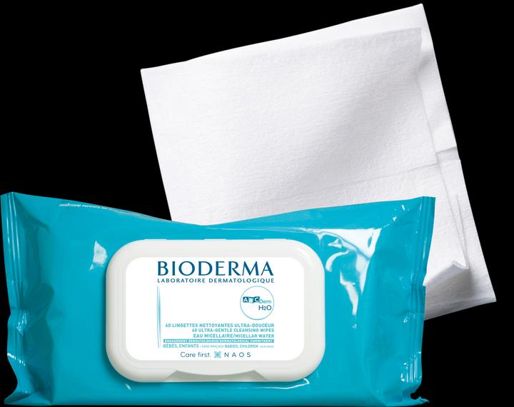 Image du produit Bioderma ABCDerm H2O lingettes bébés et enfants (60 pièce(s))