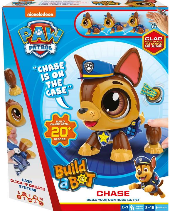Actual product image Goliath Toys Build a Bot Paw Patrol Chase