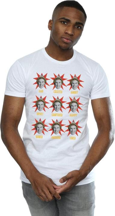 Actual product image Elf Mens Buddy Moods T-Shirt (L)