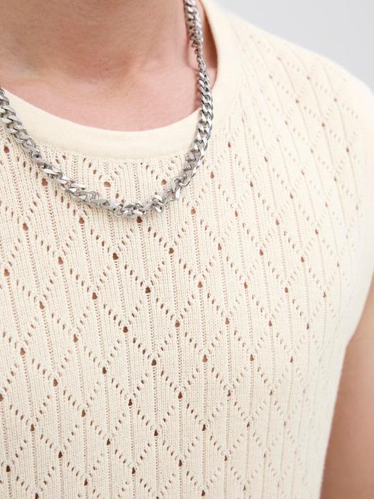 Immagine prodotto Jack & Jones Einfarbig Gestricktes T-Shirt Gestricktes T-Shirt (M)