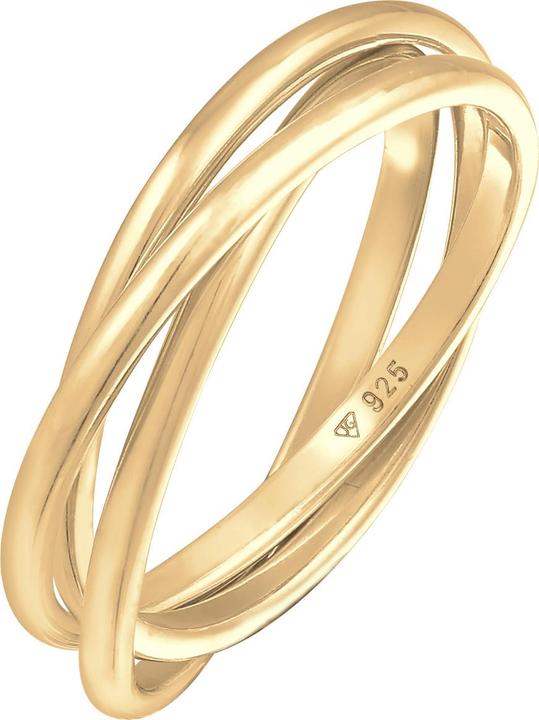 Image du produit Elli Bague Trio Trini Basic en argent 925 (54, Argent 925)
