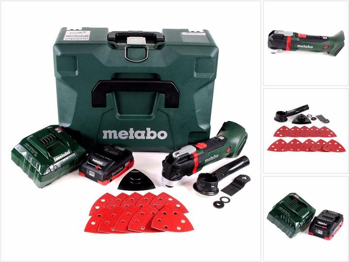 Produktbild Metabo MT 18 LTX Akku Multitool 18V ( 613021840 ) OIS-/Starlock-kompatibel + 1x Akku 4,0Ah + Ladeger