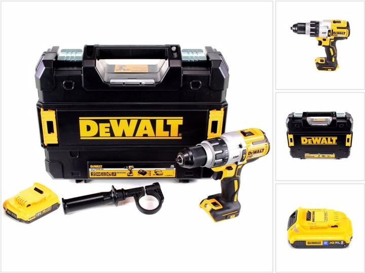 Actual product image DeWalt DCD 996 Battery impact drill 18V 95Nm Brushless + 1x Battery 2,0Ah + TSTAK - without charger (Rechargeable battery operated)