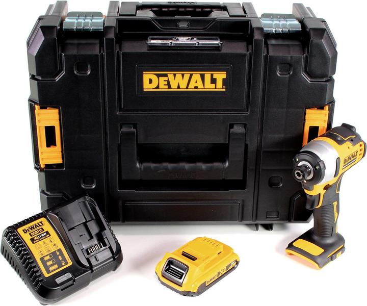 Produktbild DeWalt DCF 809 D1T Akku Schlagschrauber 18 V Brushless Li-Ion in T-STAK Box + 1 x 2,0 Ah Akku + Lade (Akkubetrieb)