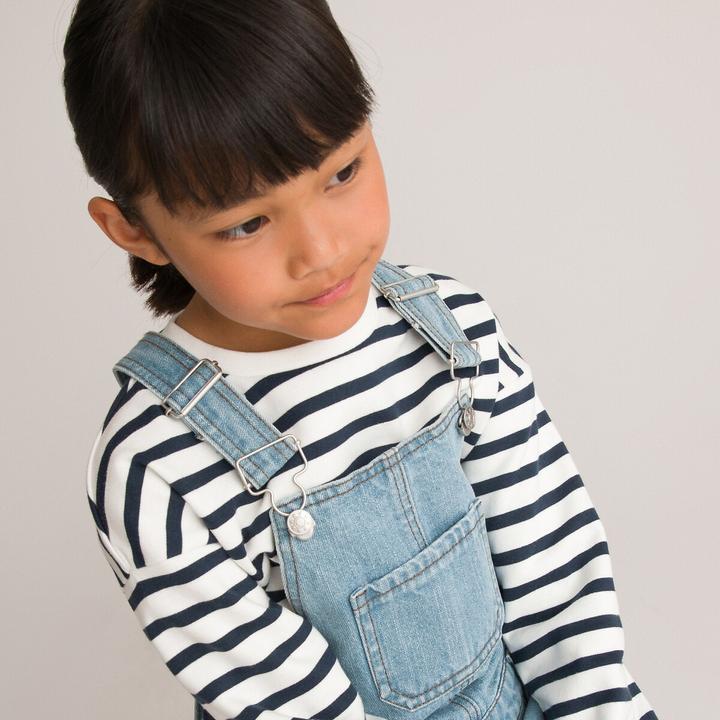 Actual product image La Redoute Collections Short denim dungarees (110)
