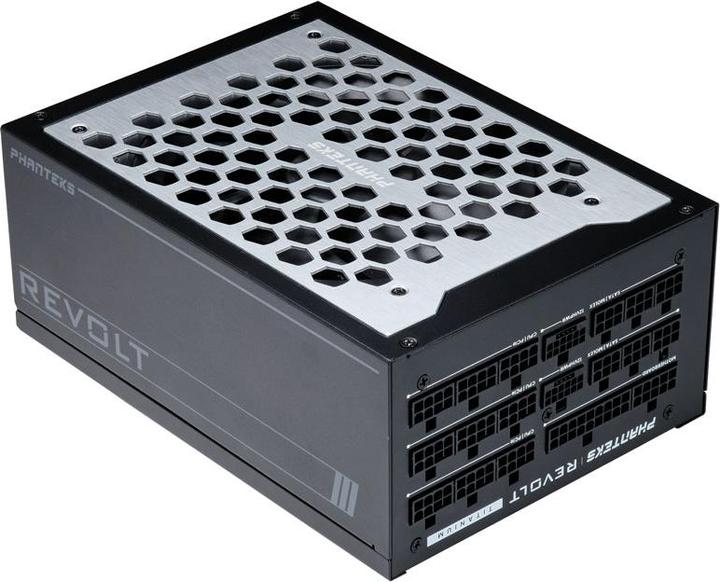 Phanteks Revolt 1600W Titanium, ATX 3.0, PCIe 5.0, full modular - 1600 Watt, black (1600 W)
