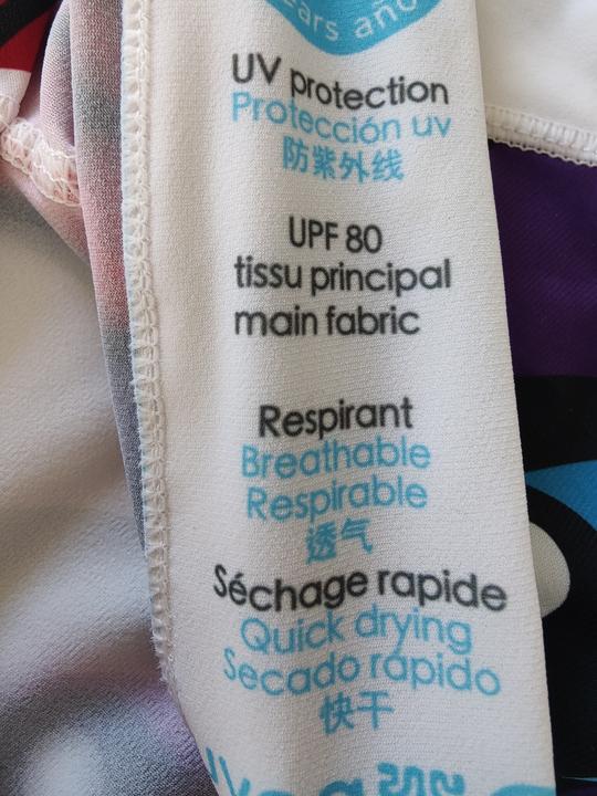 Actual product image Uvea Kids UPF 0 swim shirt Indiana clown (80, 86, 85 A)