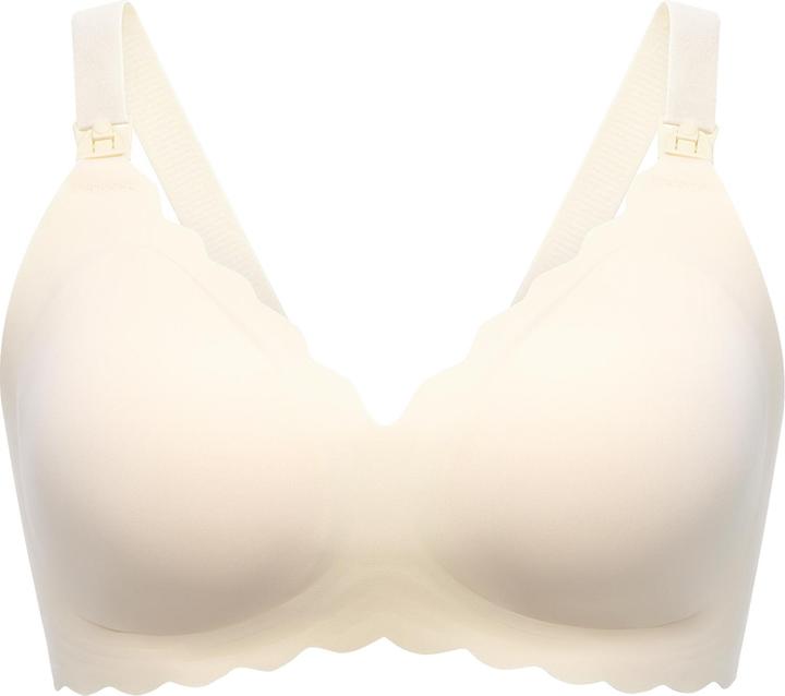 Momcozy YN46 Seamless Support Floral Nursing Bra Skin M (M)