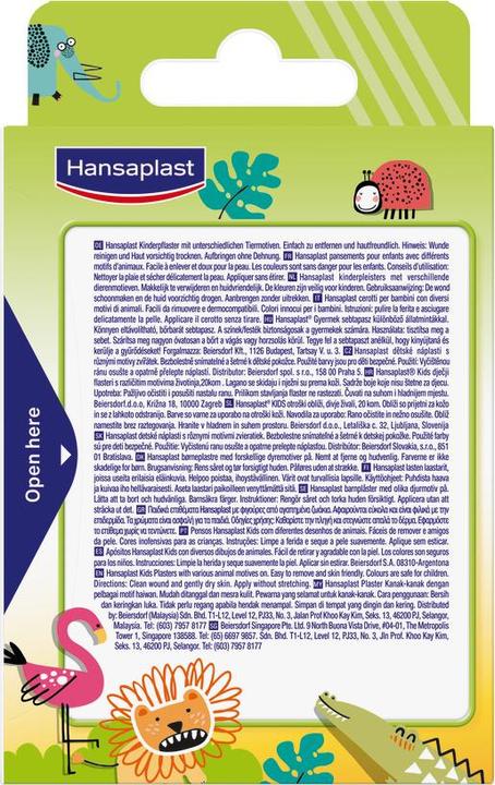Actual product image Hansaplast Animals (20 x)