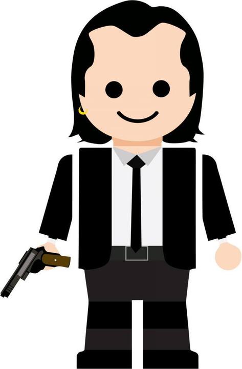 Image du produit Trenddeko Jouets - Vincent Vega (66 x 100 cm)