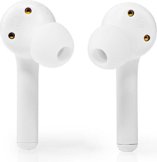 Actual product image Nedis Talk/Music 6h, 18h with charging cradle HPBT5055BK, white (6 h, Wireless)