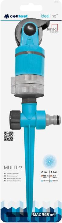 Actual product image Garden Lights - MULTI-PURPOSE SPRINKLER - ON SPIKE (300 m²) (Impulse, circular and sector sprinklers)